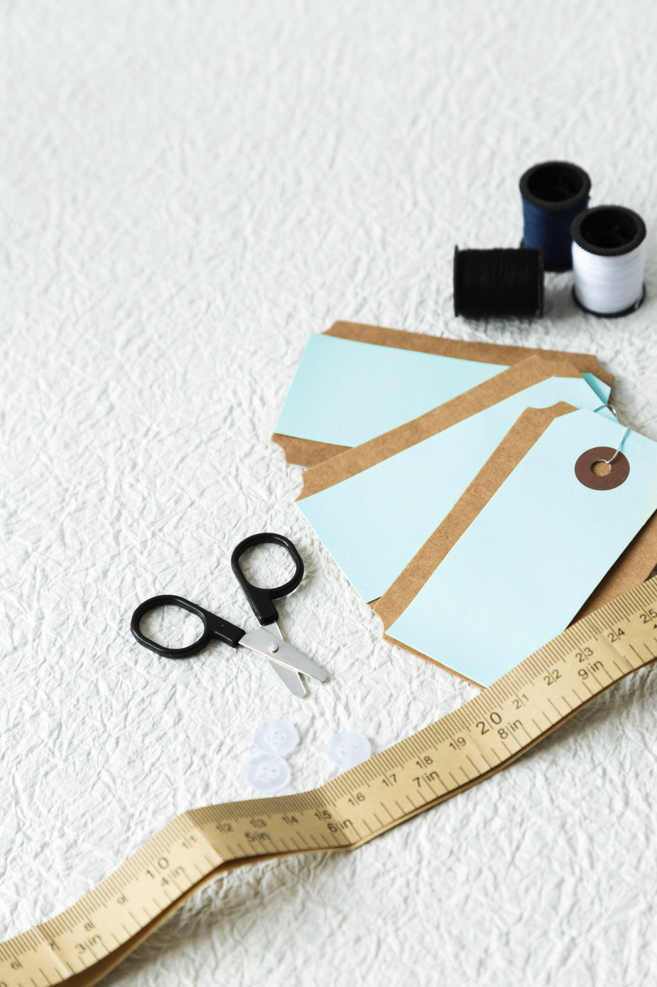 Sewing crafts on texture