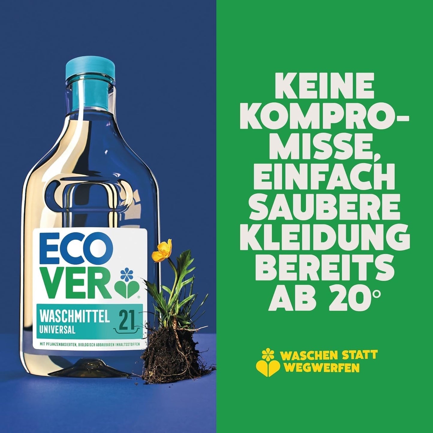 Ecover Waschmittel Universal Geißblatt & Jasmin - verschiedene Größen