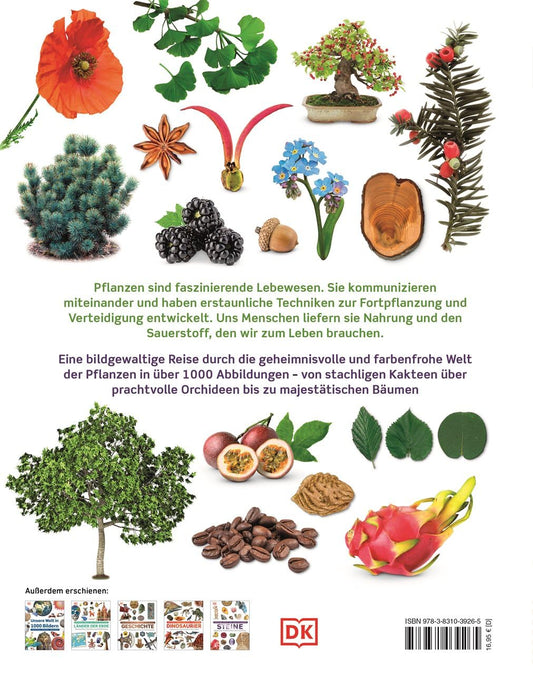 Book cover with illustrations of various plants and flowers, featuring the DK logo.