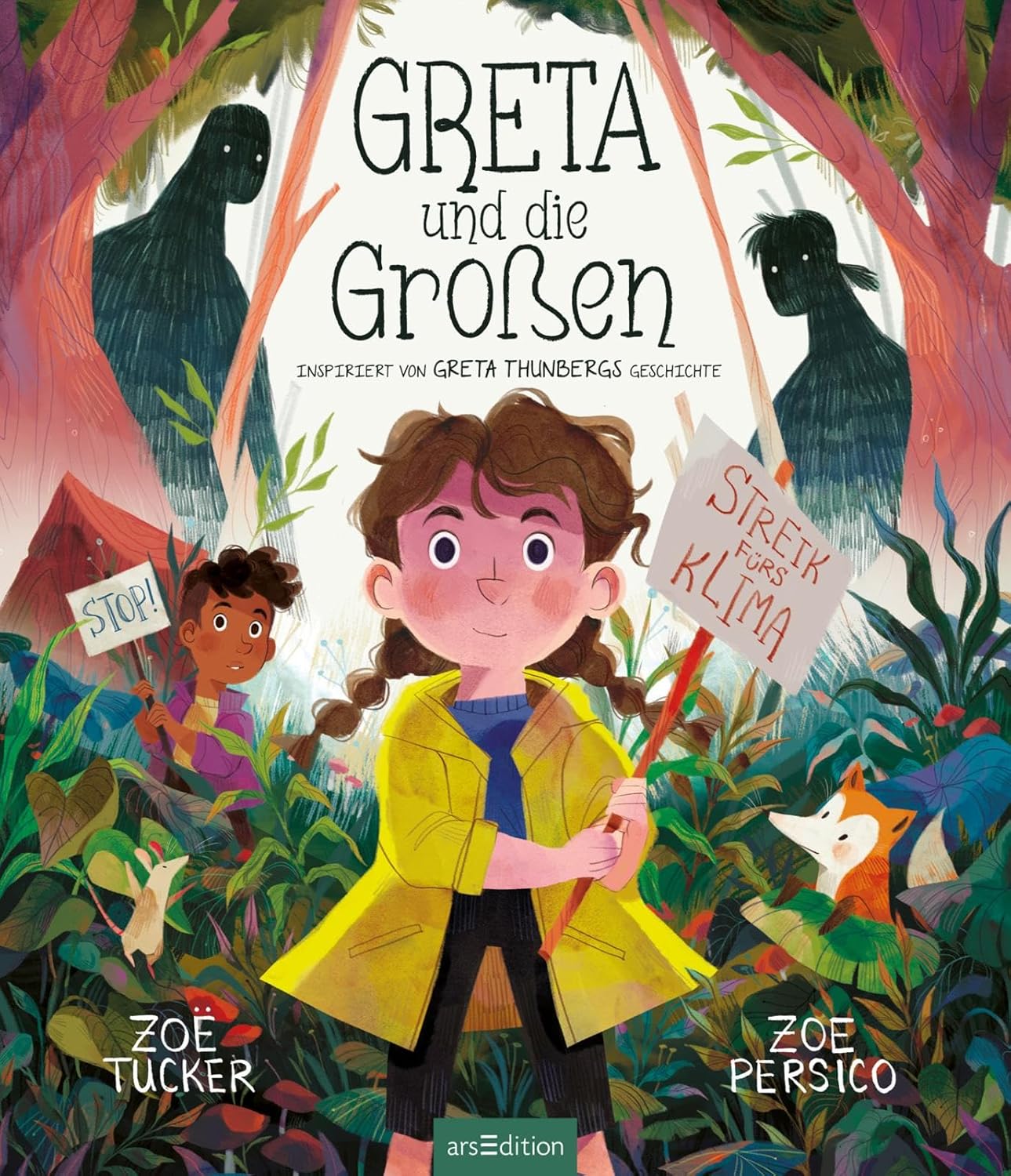 Greta und die Großen: Inspiriert von Greta Thunbergs Geschichte | Bilderbuch Natur und Umweltschutz, für Kinder ab 4 Jahren, Nachhaltig produziert
