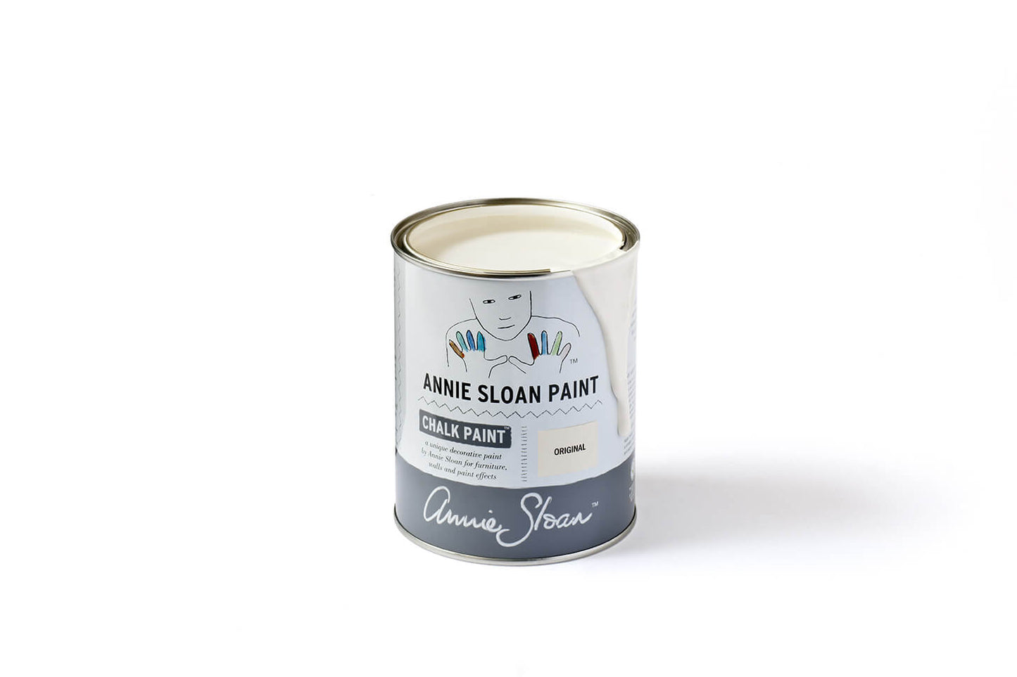 Annie Sloan Chalk Paint box, on a white background