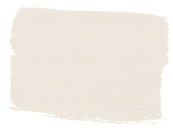Paint swatch in ‘Original’ by Annie Sloan – a soft, warm white perfect for vintage and shabby chic upcycling projects.