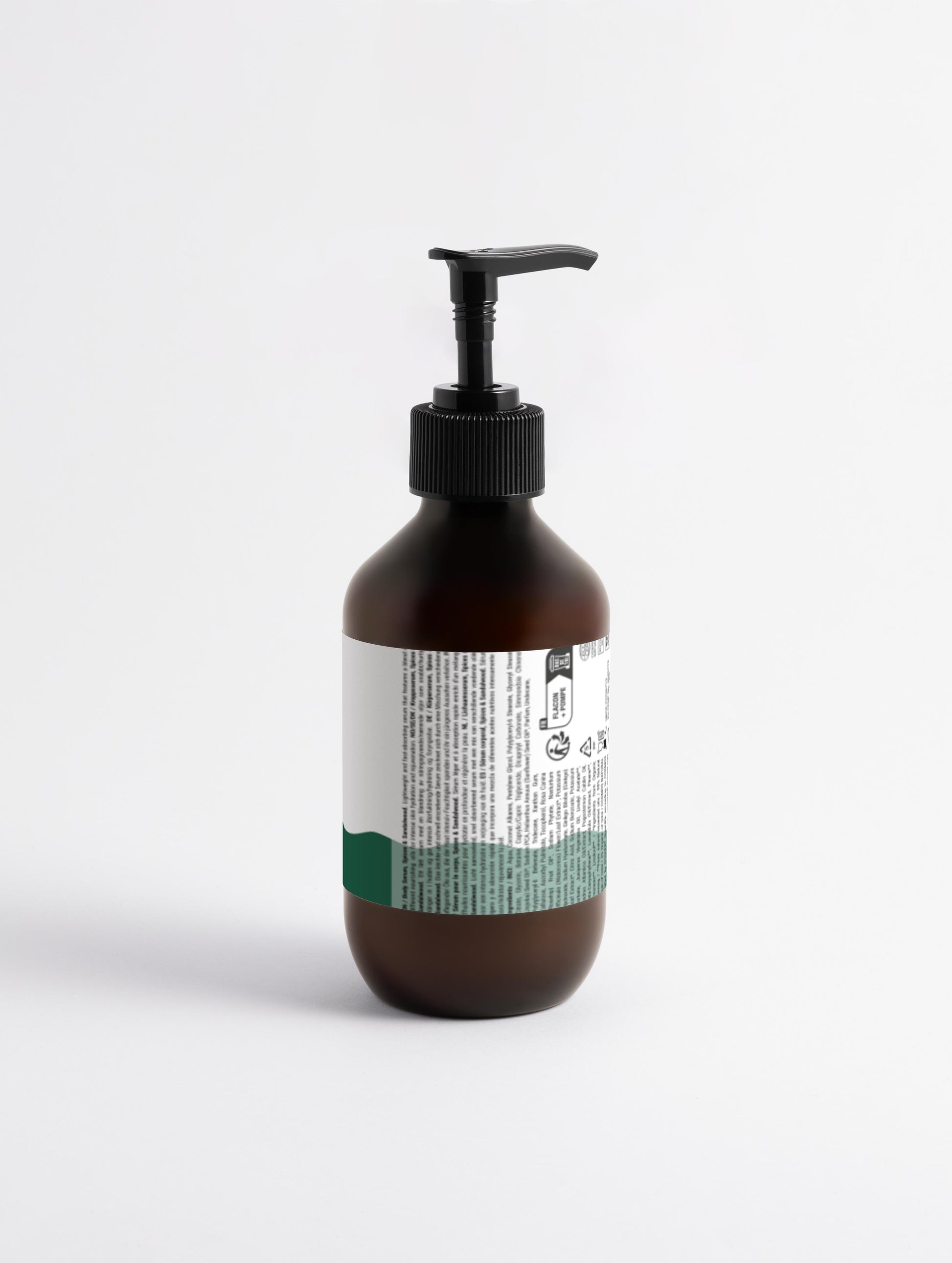 Body cream spices & sandalwood back view