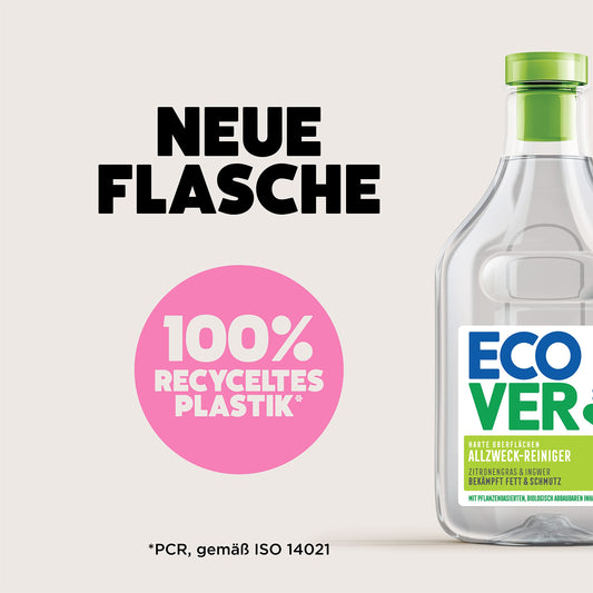Ecover All Purpose Cleaner in a 100% recycled plastic bottle