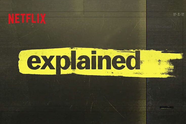 Netflix's Explained official cover with bold yellow.
