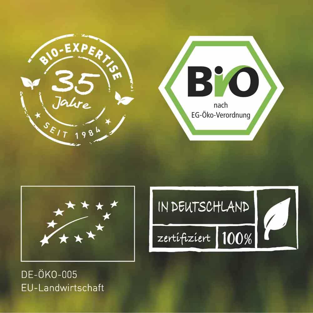 Golden Milk Organic labels on a green background