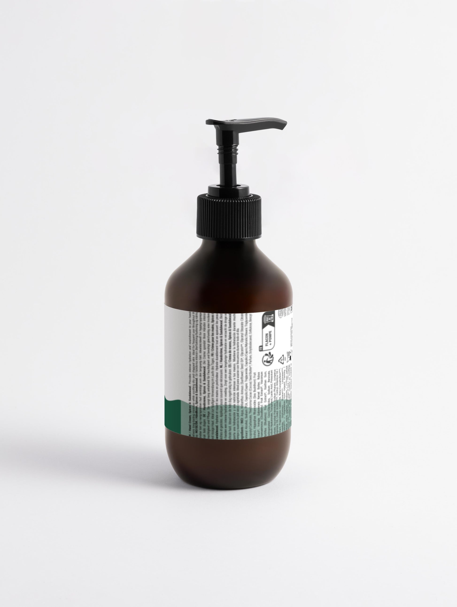 Hand cream spices & sandalwood back view