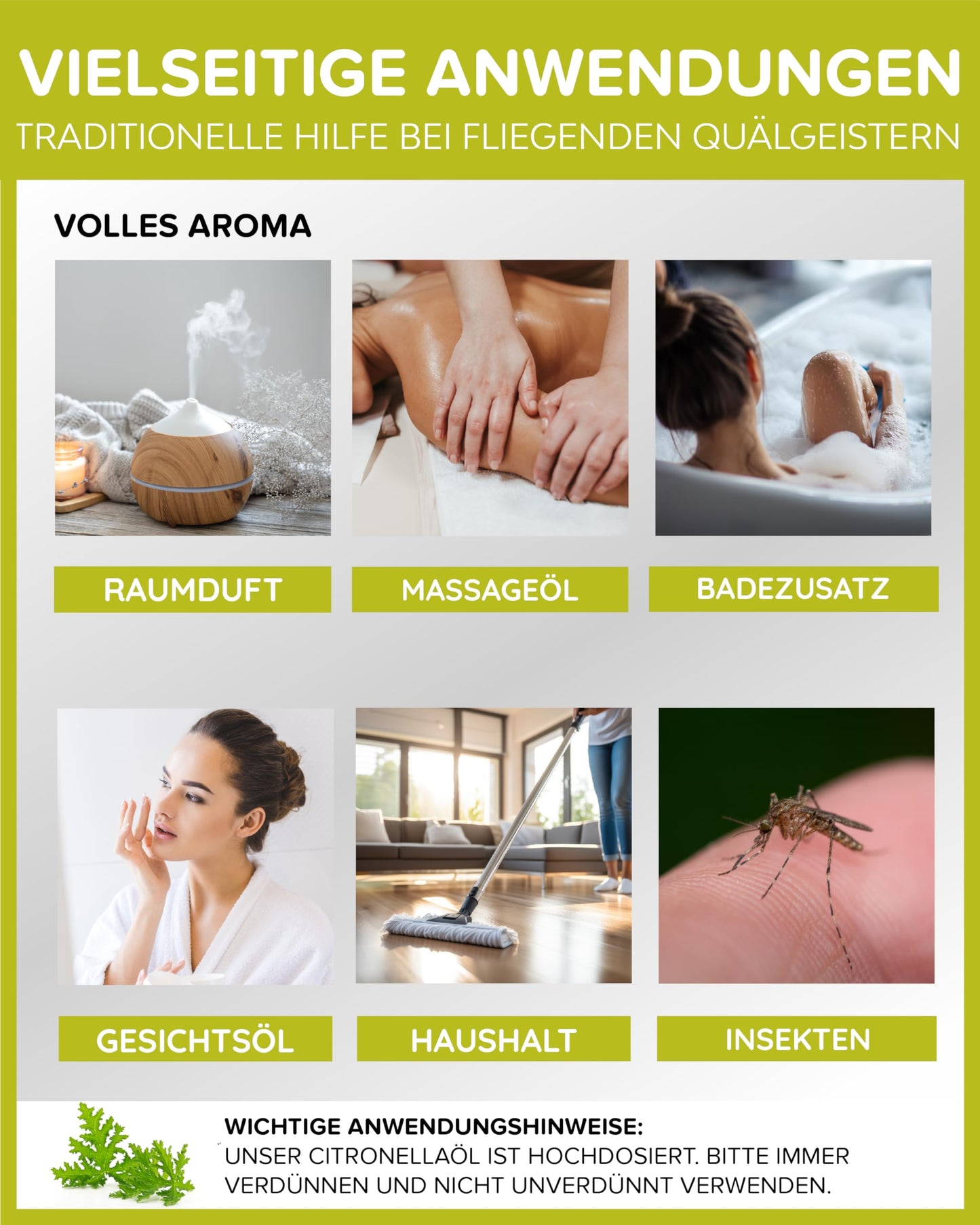 Heldengrun Organic Essential Oil 30ml citronella instructions