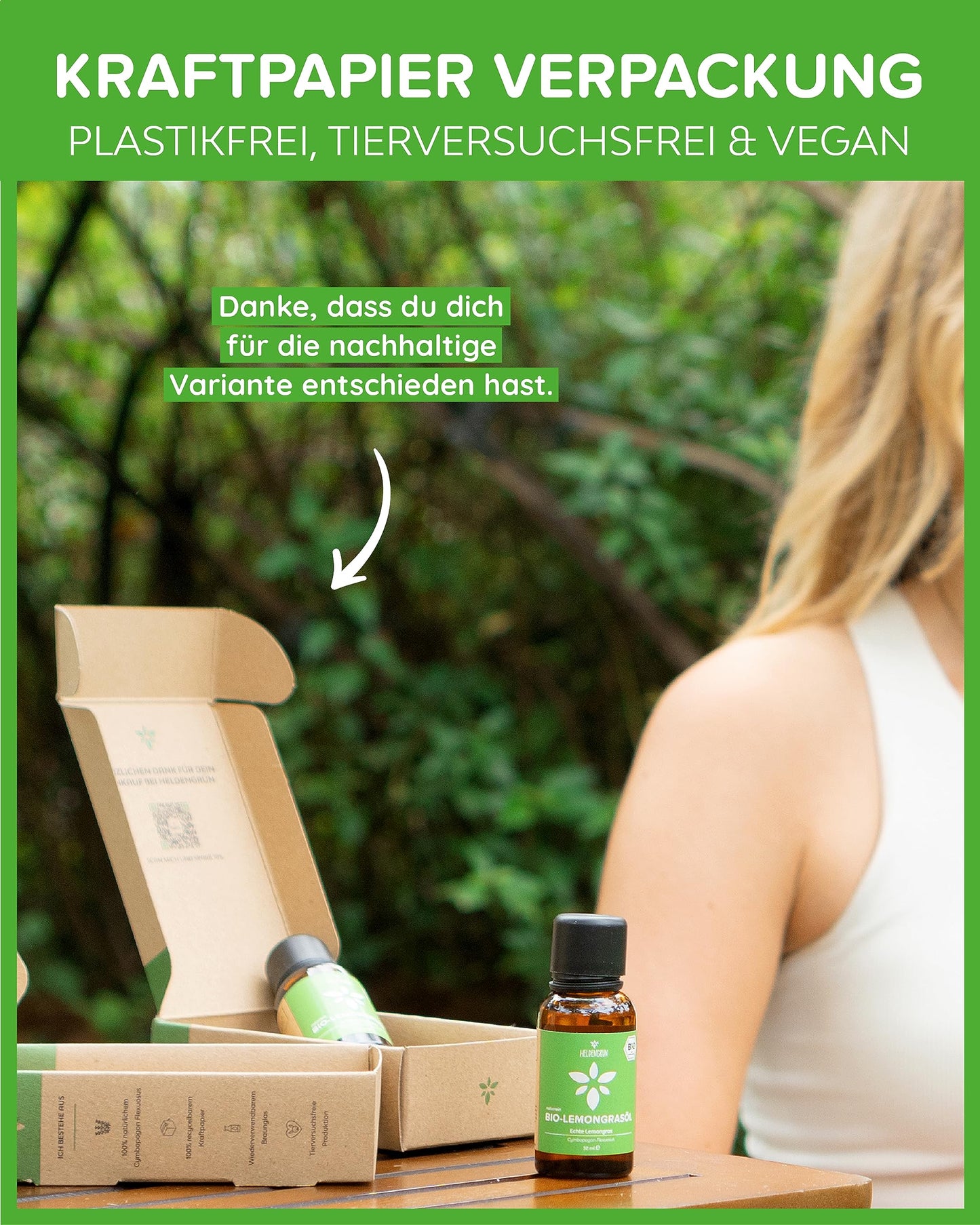 Heldengrun Organic Essential Oil 30ml lemongras