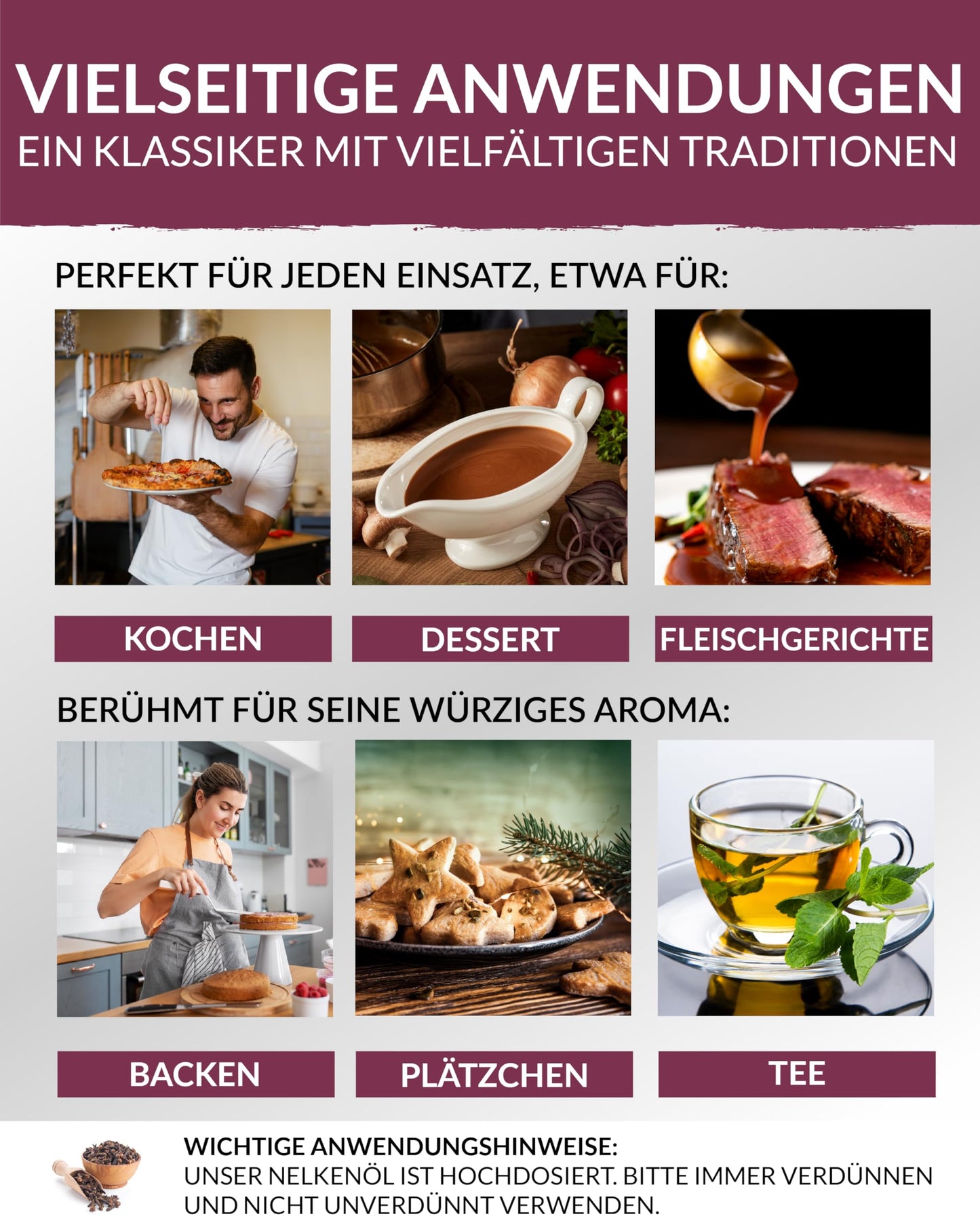 Heldengrun Organic Essential Oil 30ml nelke instructions