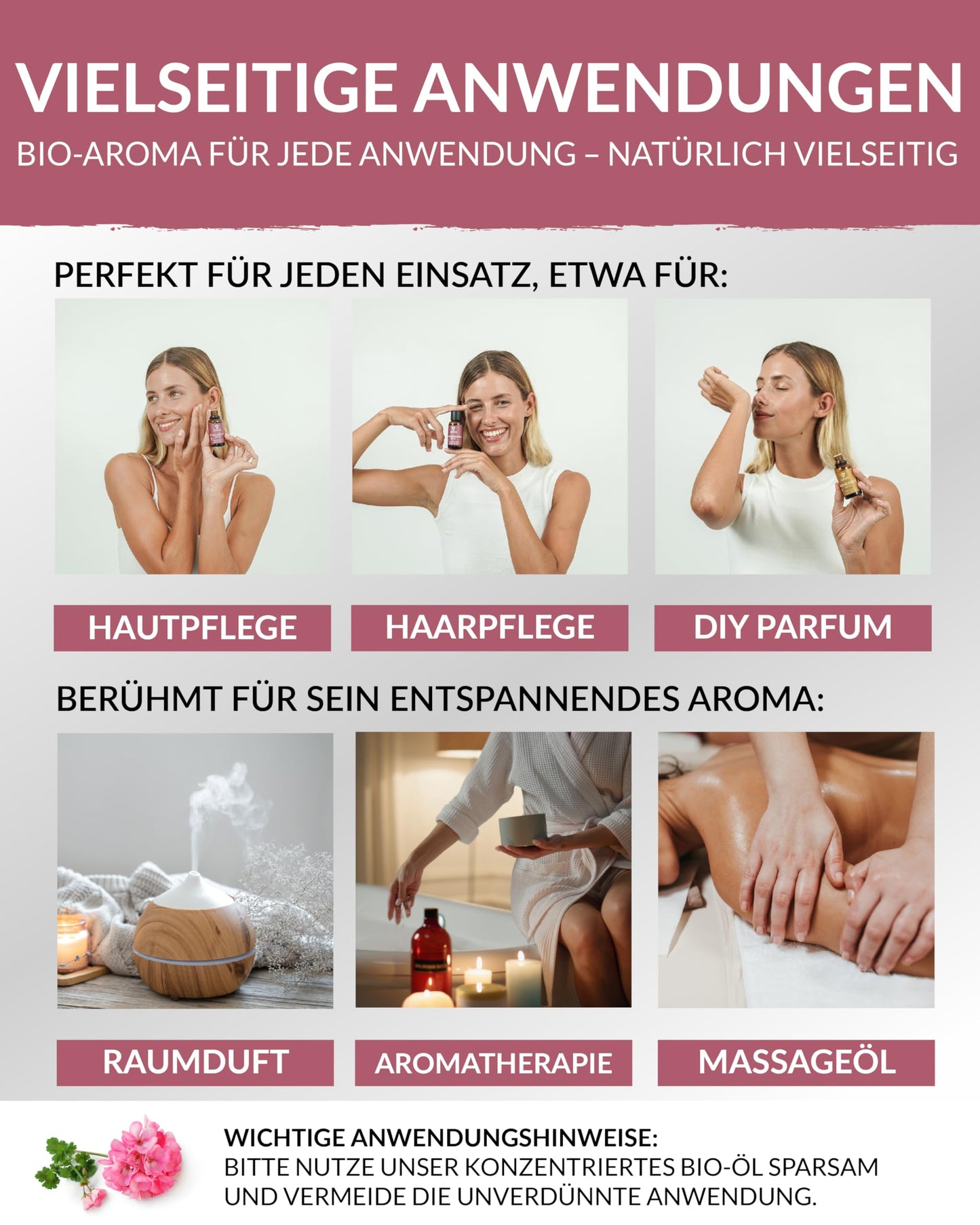 Heldengrun Organic Essential Oil 30ml rosengeranie instructions