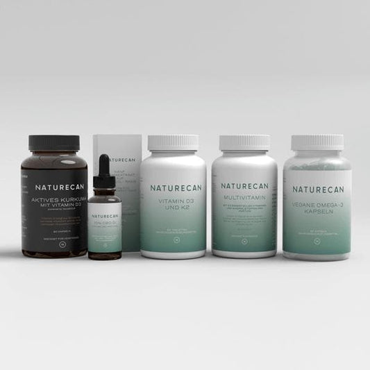 mage of the Immune System Vitamin Bundle by Naturecan, featuring supplements like multivitamins, omega-3, and vitamin D3.