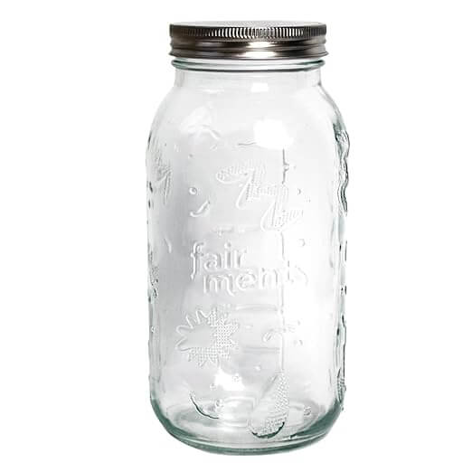 Jar from Milk kefir starter kit