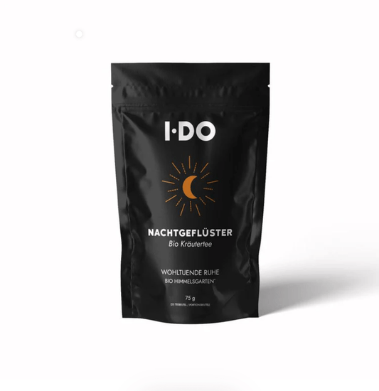 Black box of eco-friendly Night Whispers Organic Tea