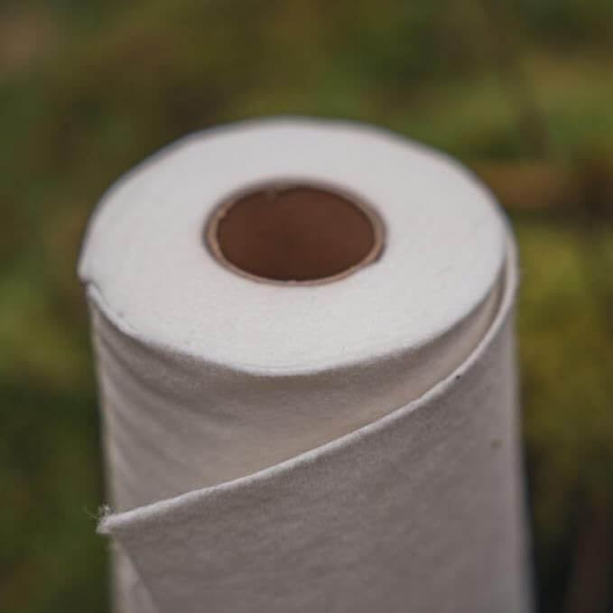 Close-up of Pandoo bamboo kitchen roll eco-friendly and reusable