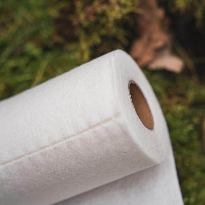 Close-up of Pandoo bamboo kitchen roll eco-friendly and reusable