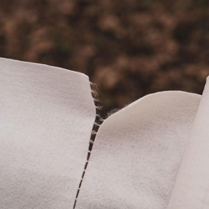 Close-up of Pandoo bamboo kitchen roll eco-friendly and reusable