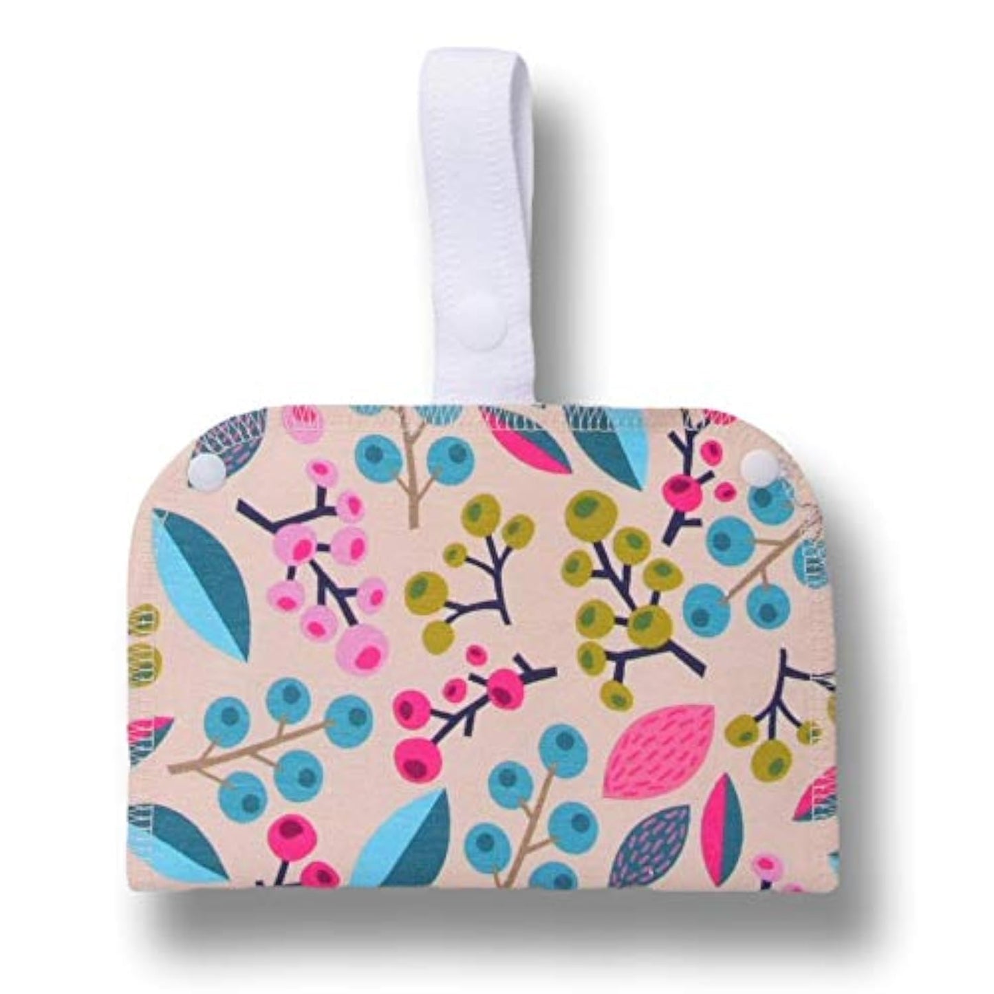 Washable Organic Cotton panty liners_with_wings with beige wet bag