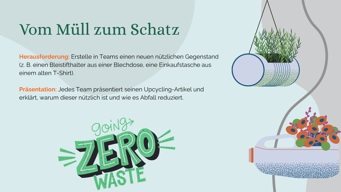 Workshop: Rethink, Reuse, Upcycle! - English / German
