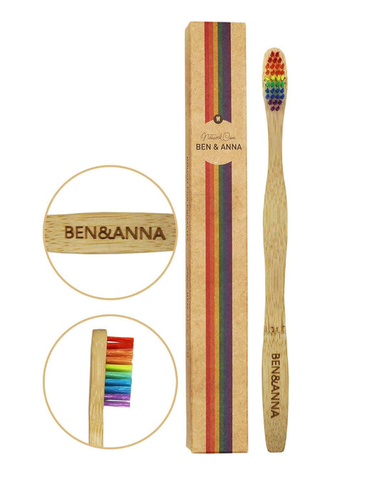 Bamboo toothbrush Ben & Anna
