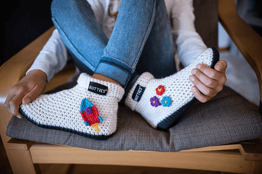 All-in Gift Box: Crochet Children's Shoes | Slippers