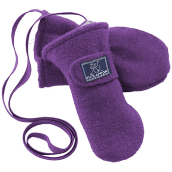 Pickapooh Organic virgin wool mittens for baby and children
