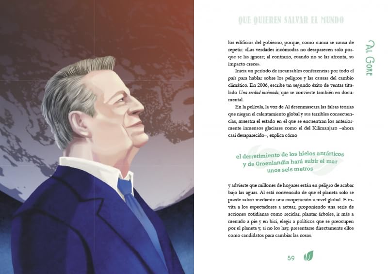 Illustration of a person in a suit with text on a world map background