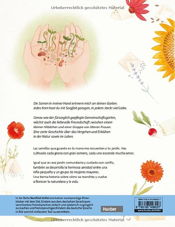Ein Garten für uns (Deutsch-Spanisch): Zweisprachiges Kinderbuch mit MP3-Hörbuch zum Herunterladen: Kinderbuch Deutsch-Spanisch mit MP3-Hörbuch zum Herunterladen
