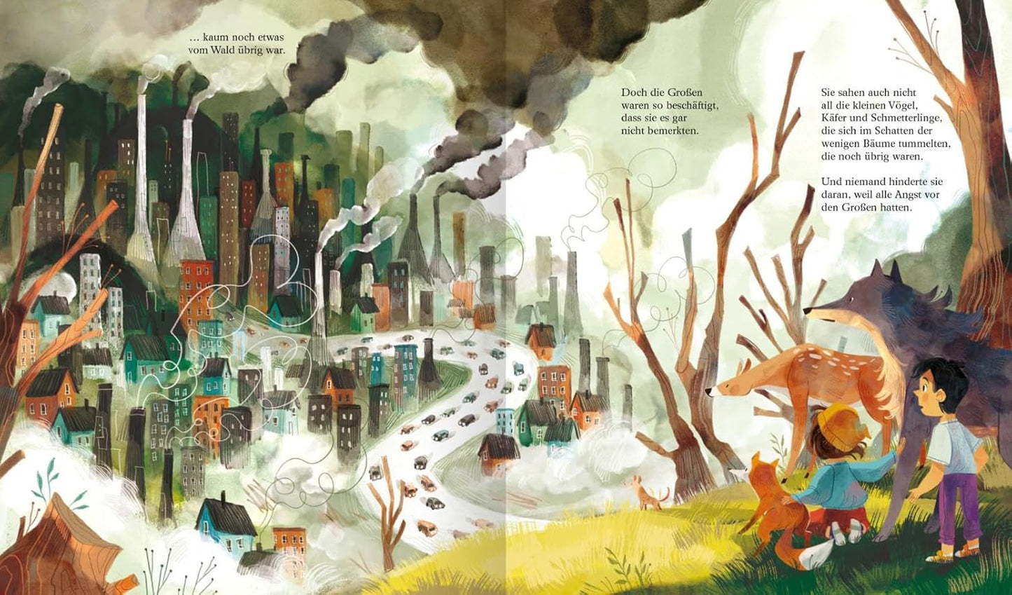 Greta und die Großen: Inspiriert von Greta Thunbergs Geschichte | Bilderbuch Natur und Umweltschutz, für Kinder ab 4 Jahren, Nachhaltig produziert