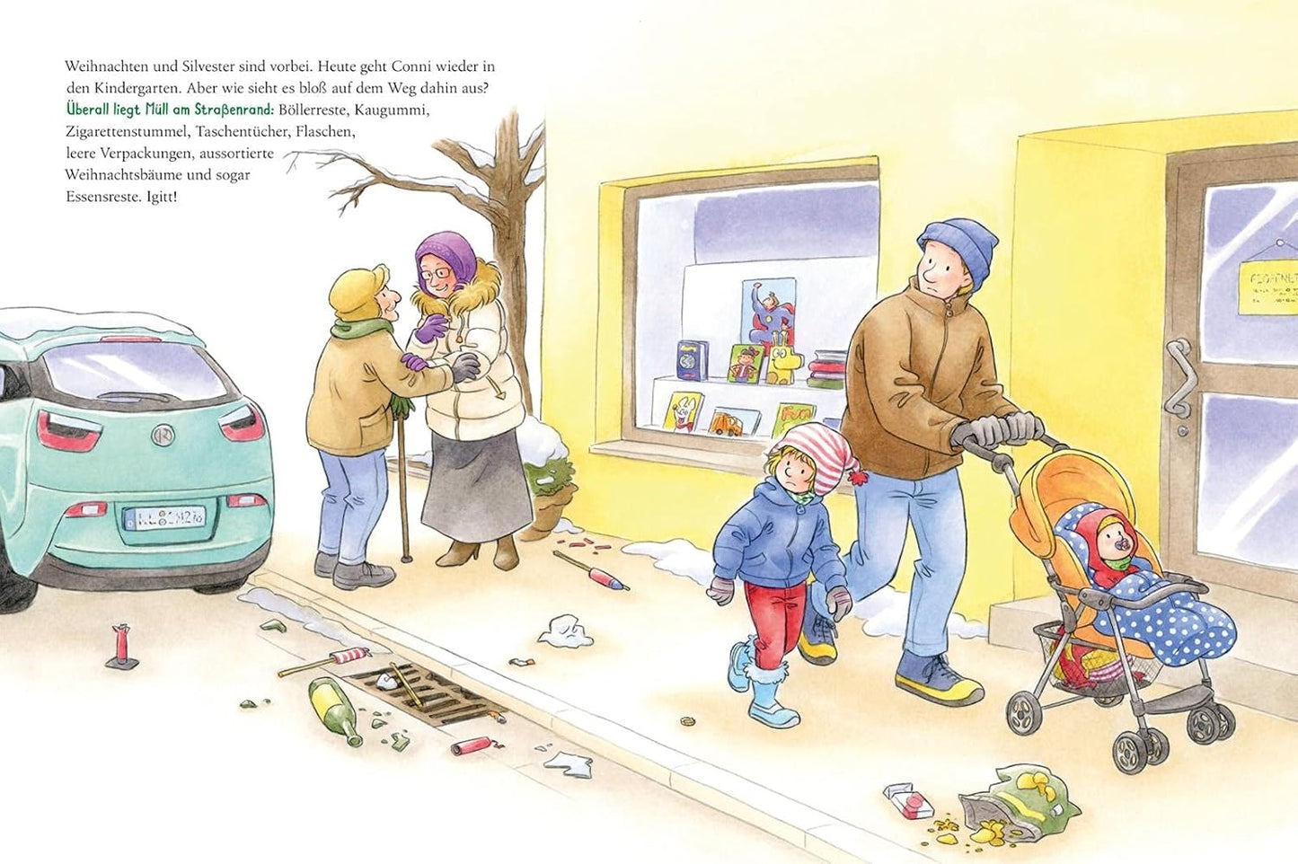 Conni-Bilderbücher: Conni kümmert sich um die Umwelt: Bilderbuch ab 3 Jahren über Müll, Umweltverschmutzung, Klimawandel und Nachhaltigkeit - inklusive Conni-Poster