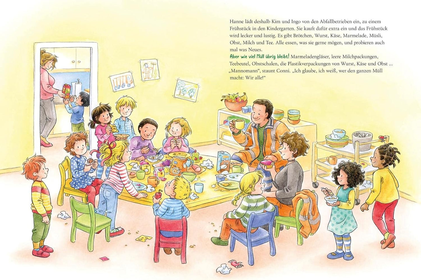 Conni-Bilderbücher: Conni kümmert sich um die Umwelt: Bilderbuch ab 3 Jahren über Müll, Umweltverschmutzung, Klimawandel und Nachhaltigkeit - inklusive Conni-Poster