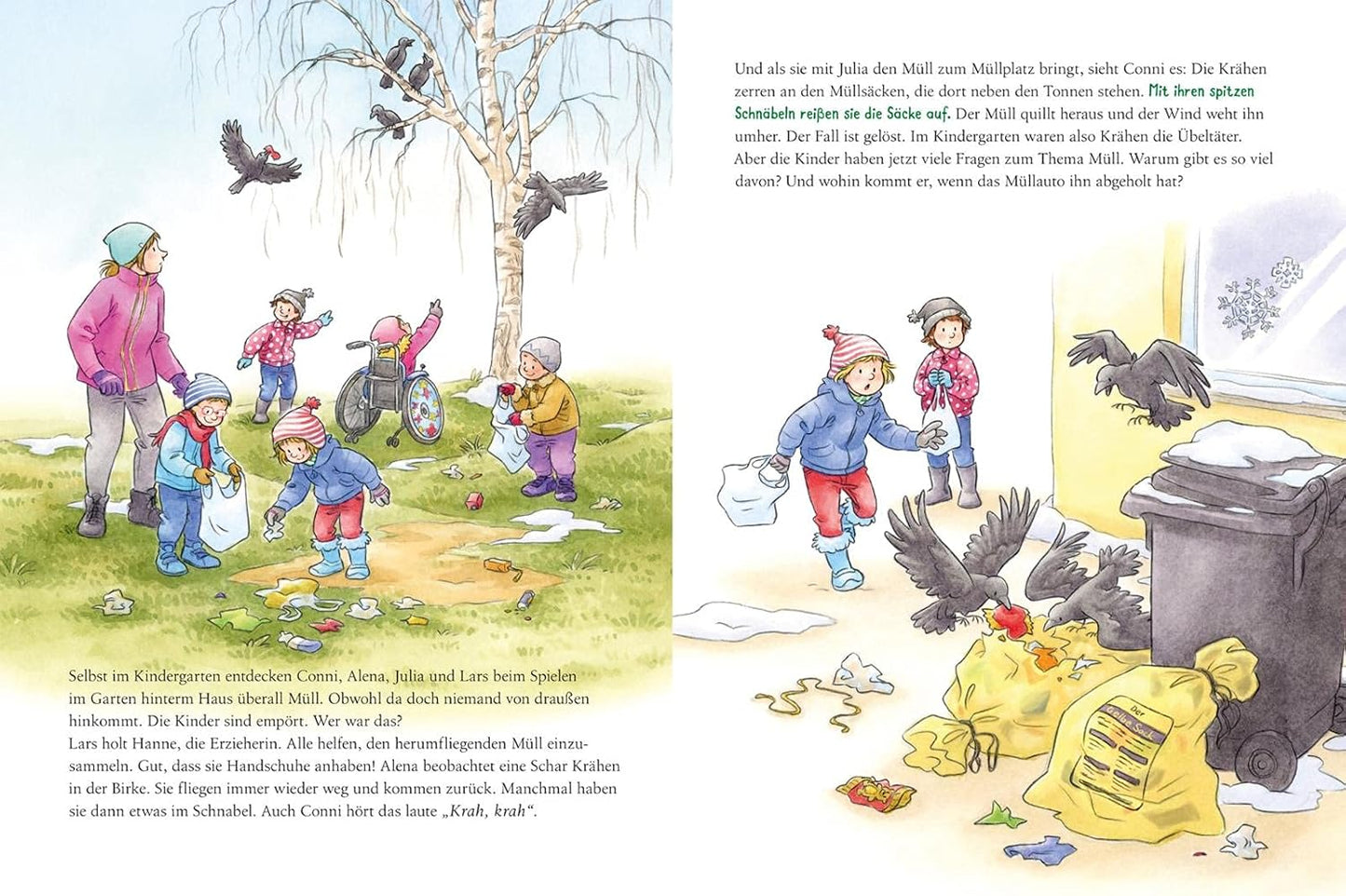 Conni-Bilderbücher: Conni kümmert sich um die Umwelt: Bilderbuch ab 3 Jahren über Müll, Umweltverschmutzung, Klimawandel und Nachhaltigkeit - inklusive Conni-Poster
