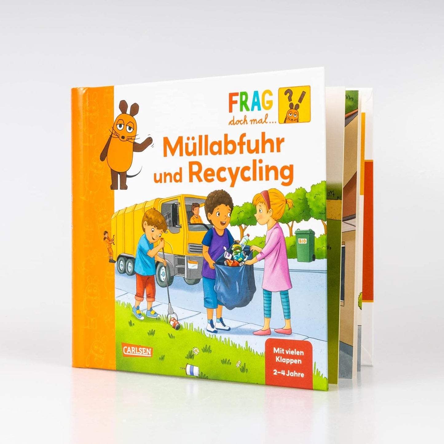 Frag doch mal ... die Maus: Müllabfuhr und Recycling: Pappbilderbuch ab 2 Jahren mit vielen Klappen, erstem Sachwissen und Suchspiel