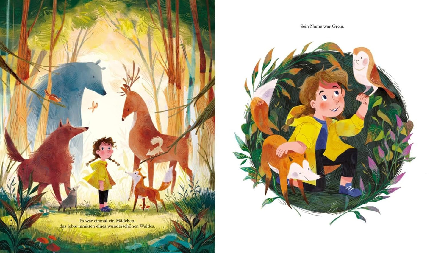 Greta und die Großen: Inspiriert von Greta Thunbergs Geschichte | Bilderbuch Natur und Umweltschutz, für Kinder ab 4 Jahren, Nachhaltig produziert