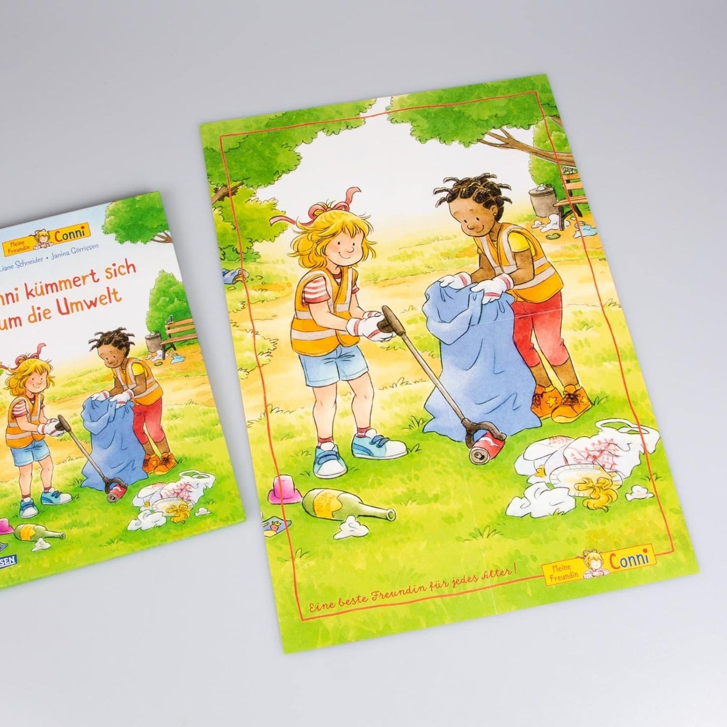 Conni-Bilderbücher: Conni kümmert sich um die Umwelt: Bilderbuch ab 3 Jahren über Müll, Umweltverschmutzung, Klimawandel und Nachhaltigkeit - inklusive Conni-Poster