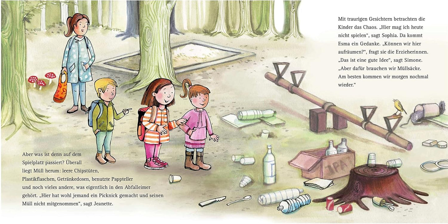 Sophia & Paul - Zu viel Müll: Sachwissen für Kinder: ein Bilderbuch ab 4 Jahre über Mülltrennung, Recycling und Müllreduzierung. Mit Praxistipps zum Loslegen. Für Eltern & Erzieher