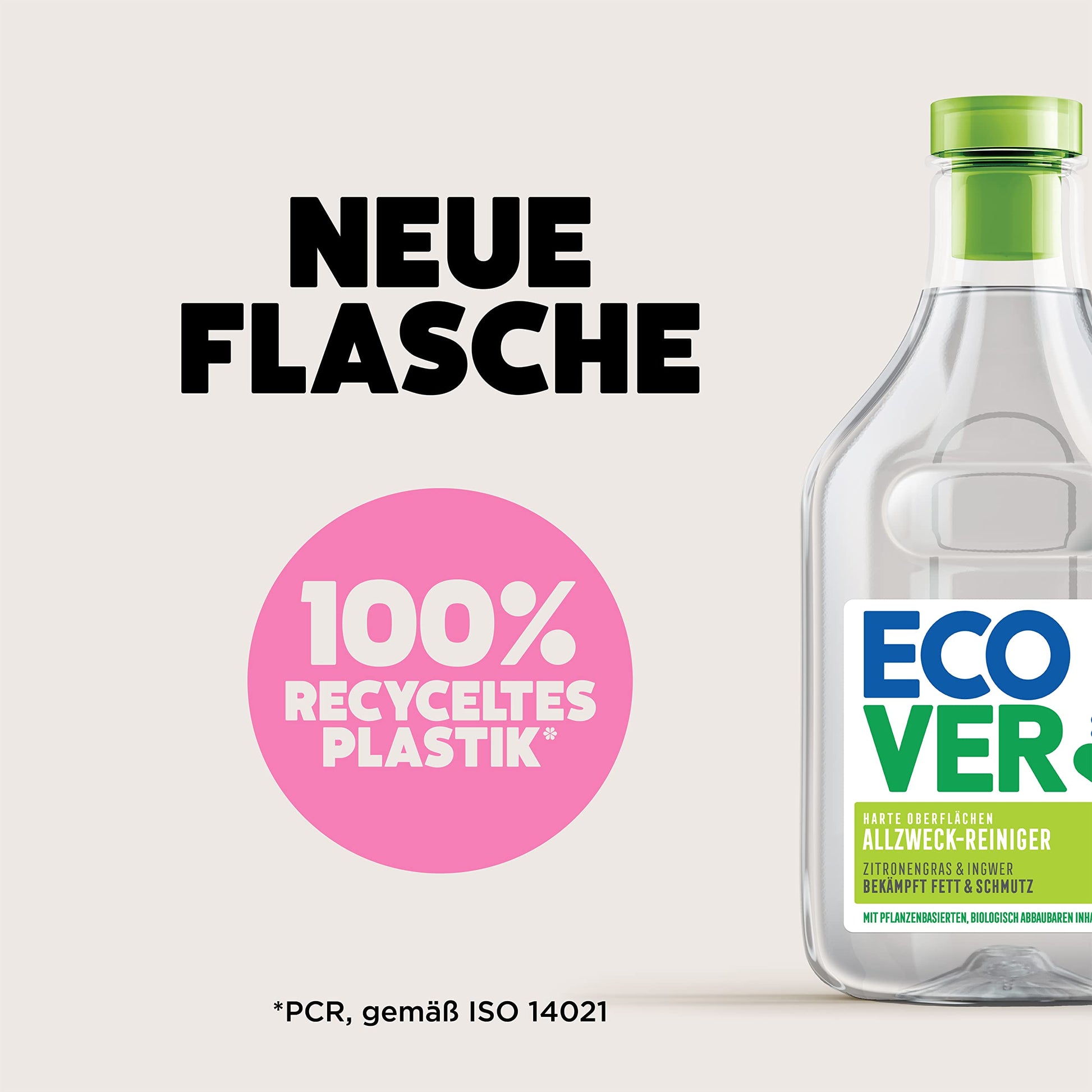 Ecover All Purpose Cleaner in a 100% recycled plastic bottle