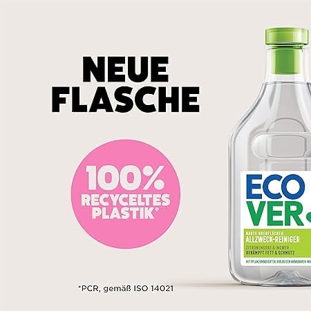 Ecover All Purpose Cleaner in a 100% recycled plastic bottle