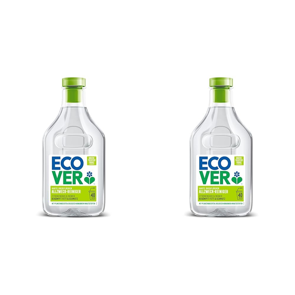 Ecover All Purpose Cleaner in two recycled plastic bottles