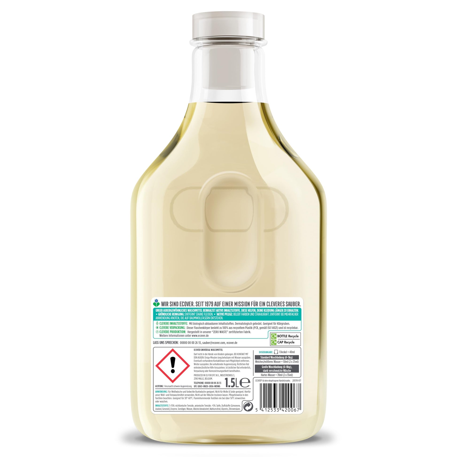 Ecover Universal Laundry Detergent back in an eco-friendly bottle