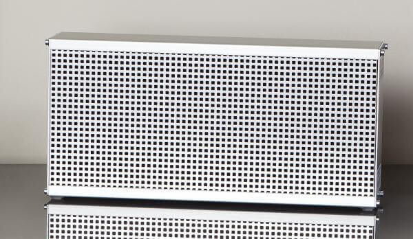 Compact LRK-2 air purifier behind a wall