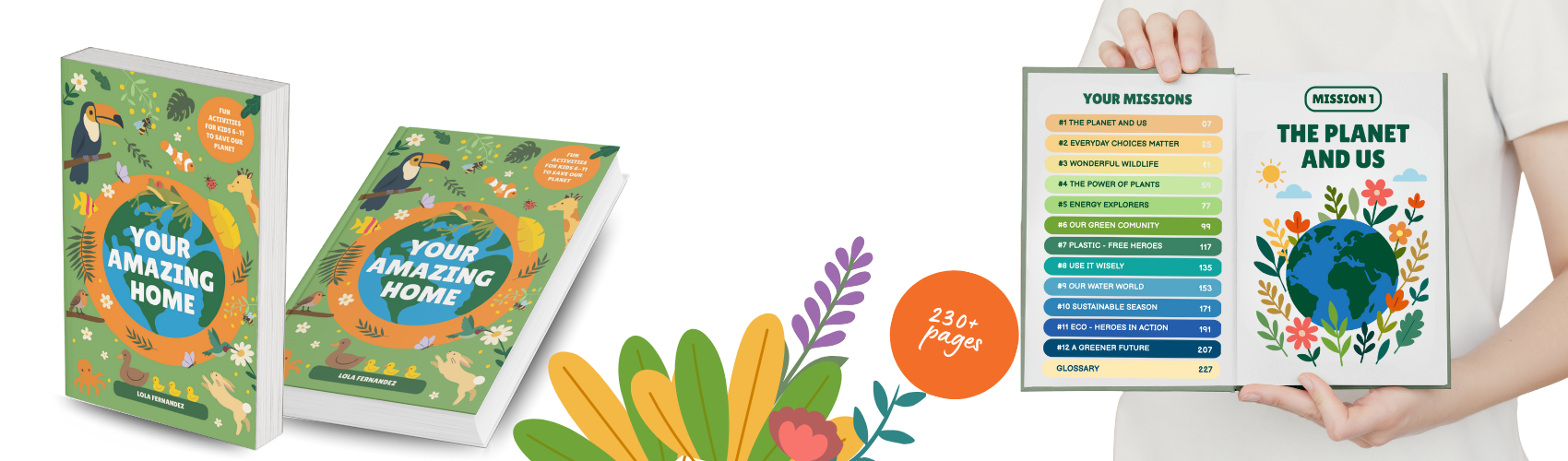 your amazing home book cover and inside pages