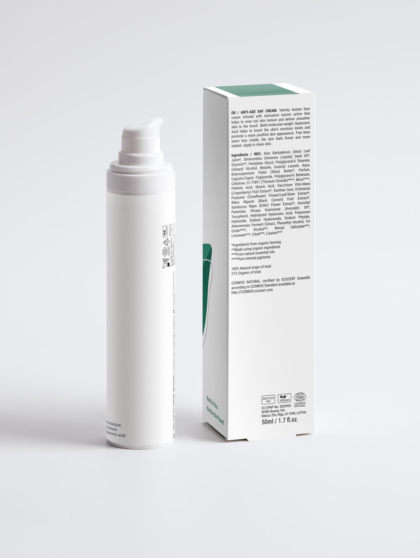 Kind to You, Kind to the Planet: Anti-Age Day Cream.