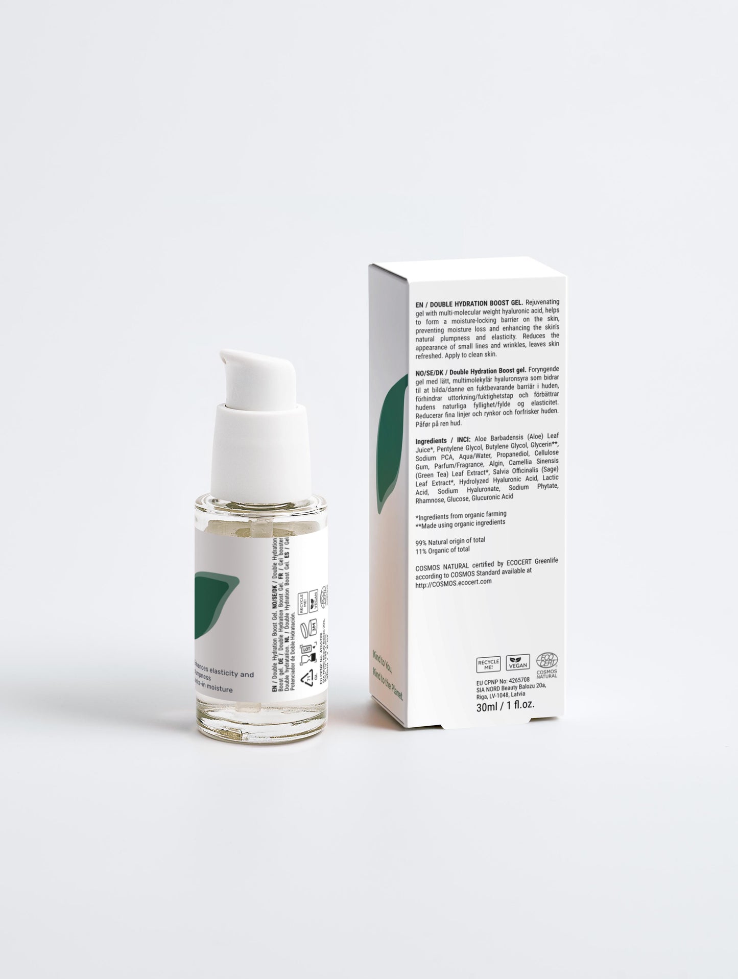 Kind to You, Kind to the Planet: Double Hydration Boost Gel 30ml