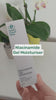 This video has no audio. A video of someone testing the Niacinamide Gel moisturiser 