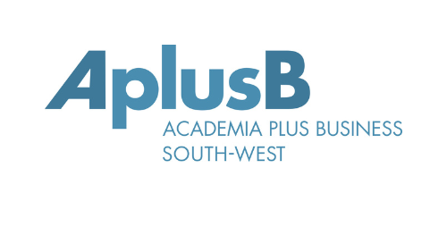 logo from aplusb academia plus business south-west